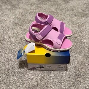 NEW Everest Lykken II Purple Lavender Girls Velcro Sandal Size 1